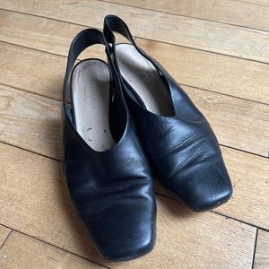 Everlane Leather Slingbacks